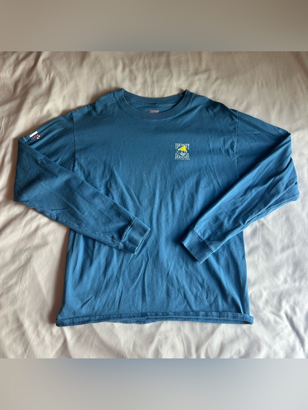The Salty Dog Cafe Long Sleeve T-Shirt – Blue – Size Medium